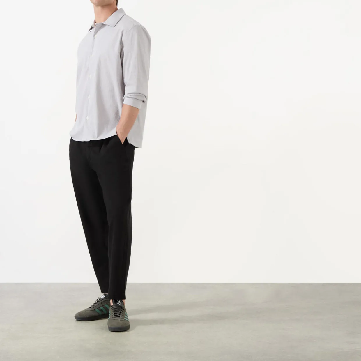 Kurt Tapered Cropped Trousers