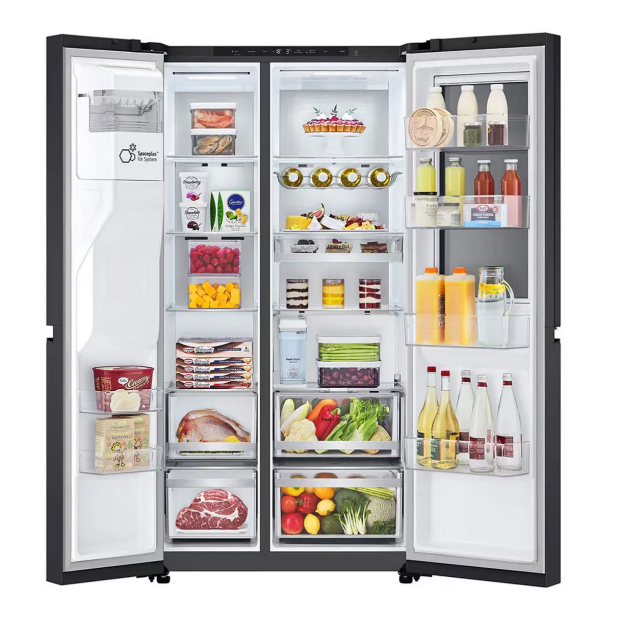 628L InstaView American Non Plumbed Black Steel