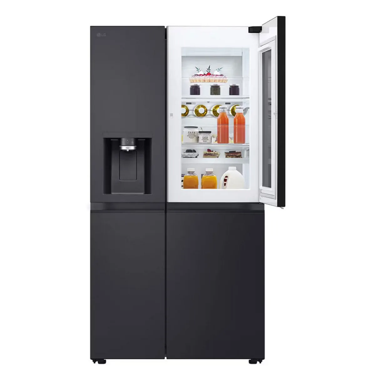 628L InstaView American Non Plumbed Black Steel