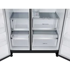 628L InstaView American Non Plumbed Black Steel