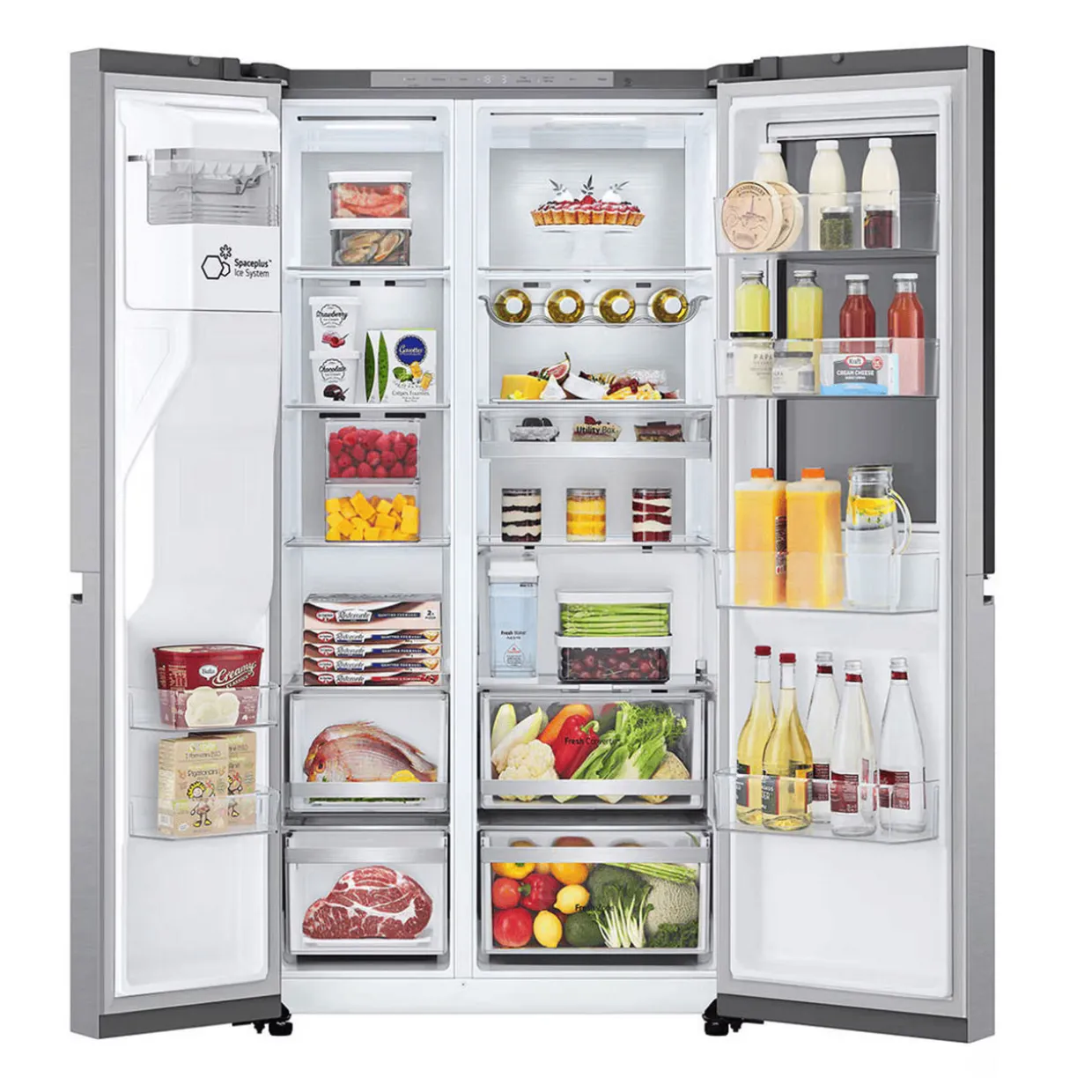 628L InstaView American Non Plumbed Brushed Steel
