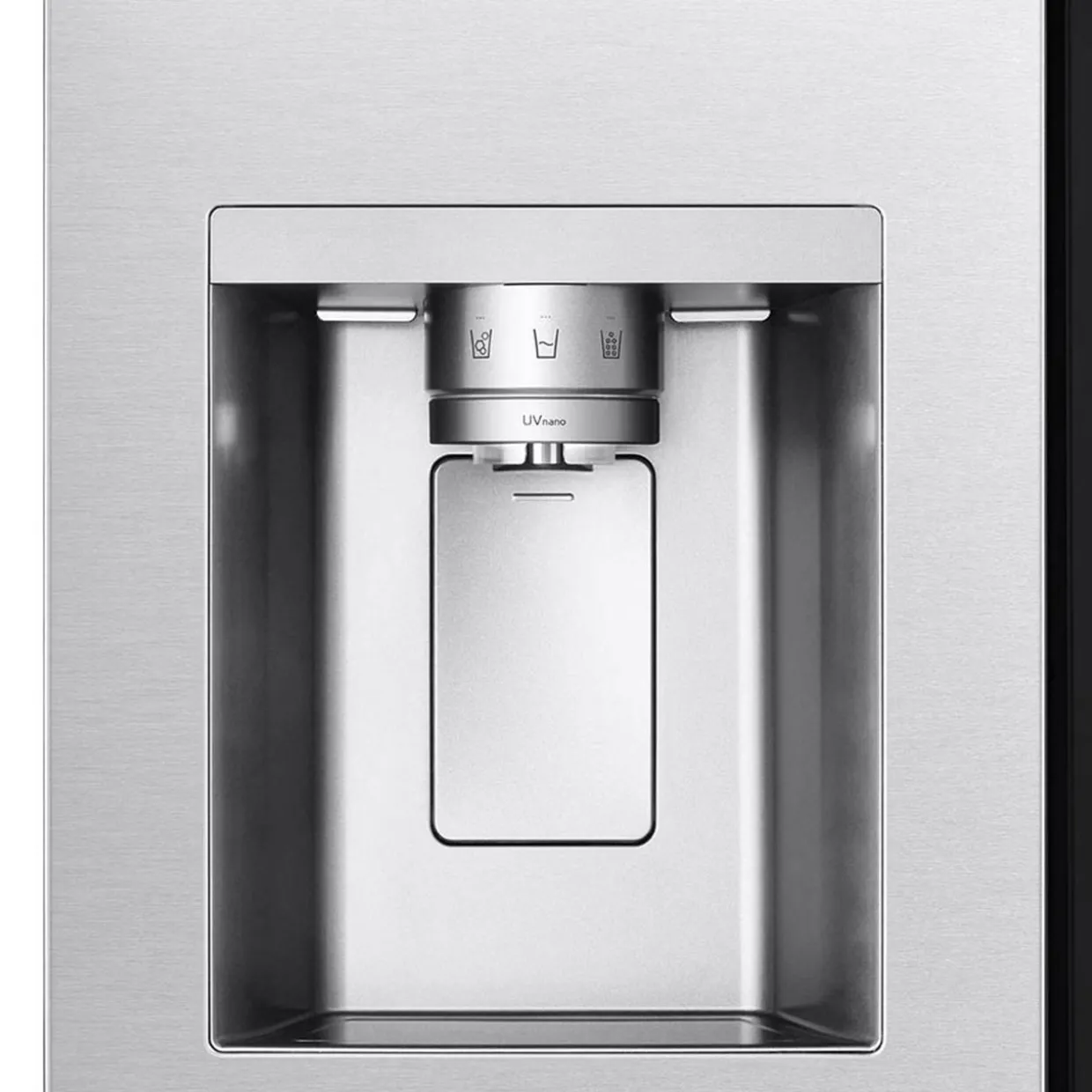 628L InstaView American Non Plumbed Brushed Steel