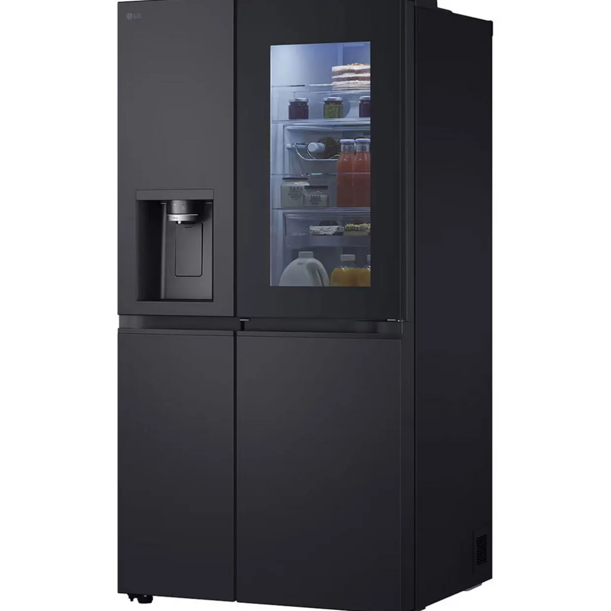 628L InstaView American Plumbed Black Steel