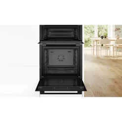 71/34L Series 4 Built-In Double Oven Black