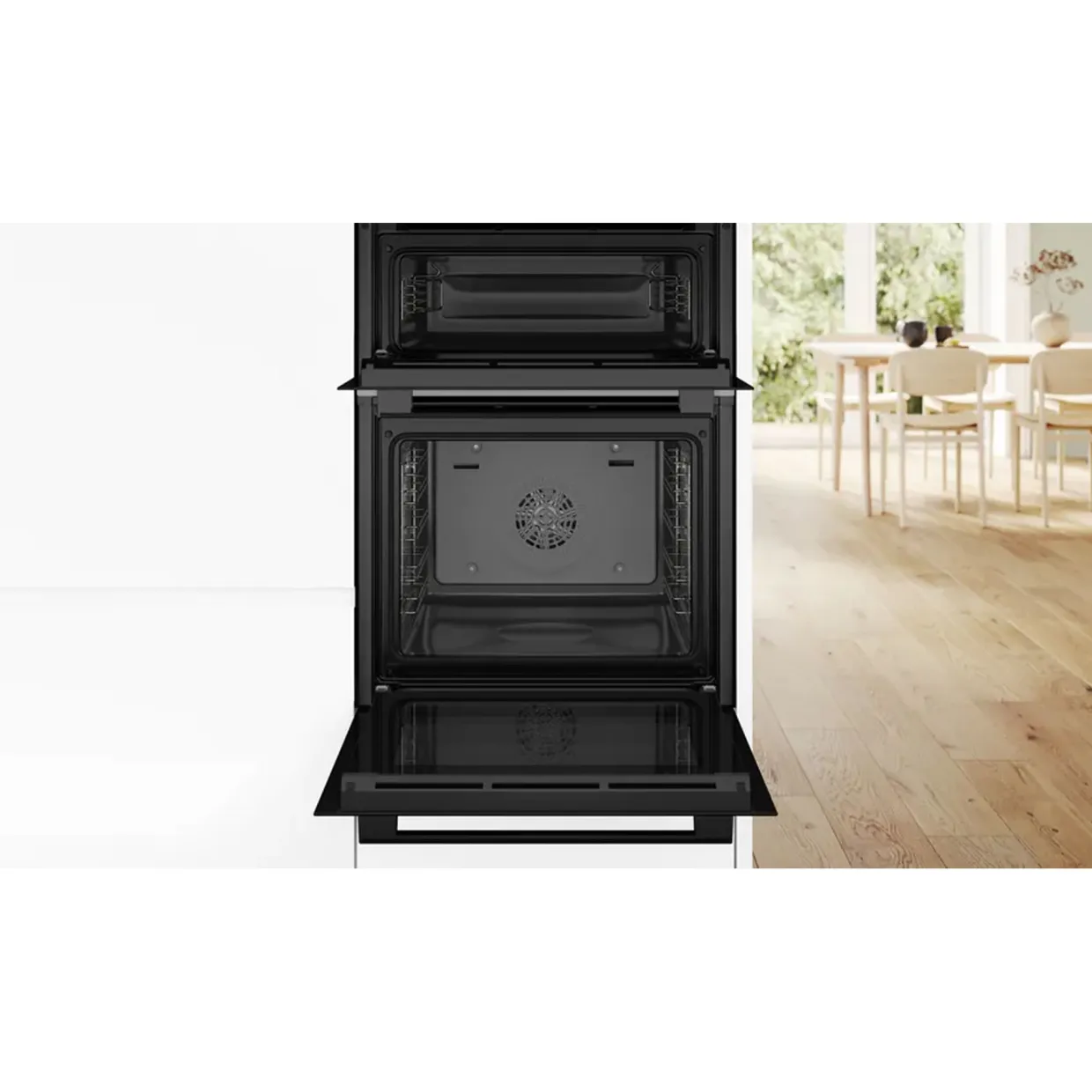 71/34L Series 4 Built-In Double Oven Black