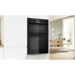 71/34L Series 4 Built-In Double Oven Black