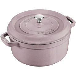 La Cocotte Round Cherry Blossom Cast Iron Dish 24cm