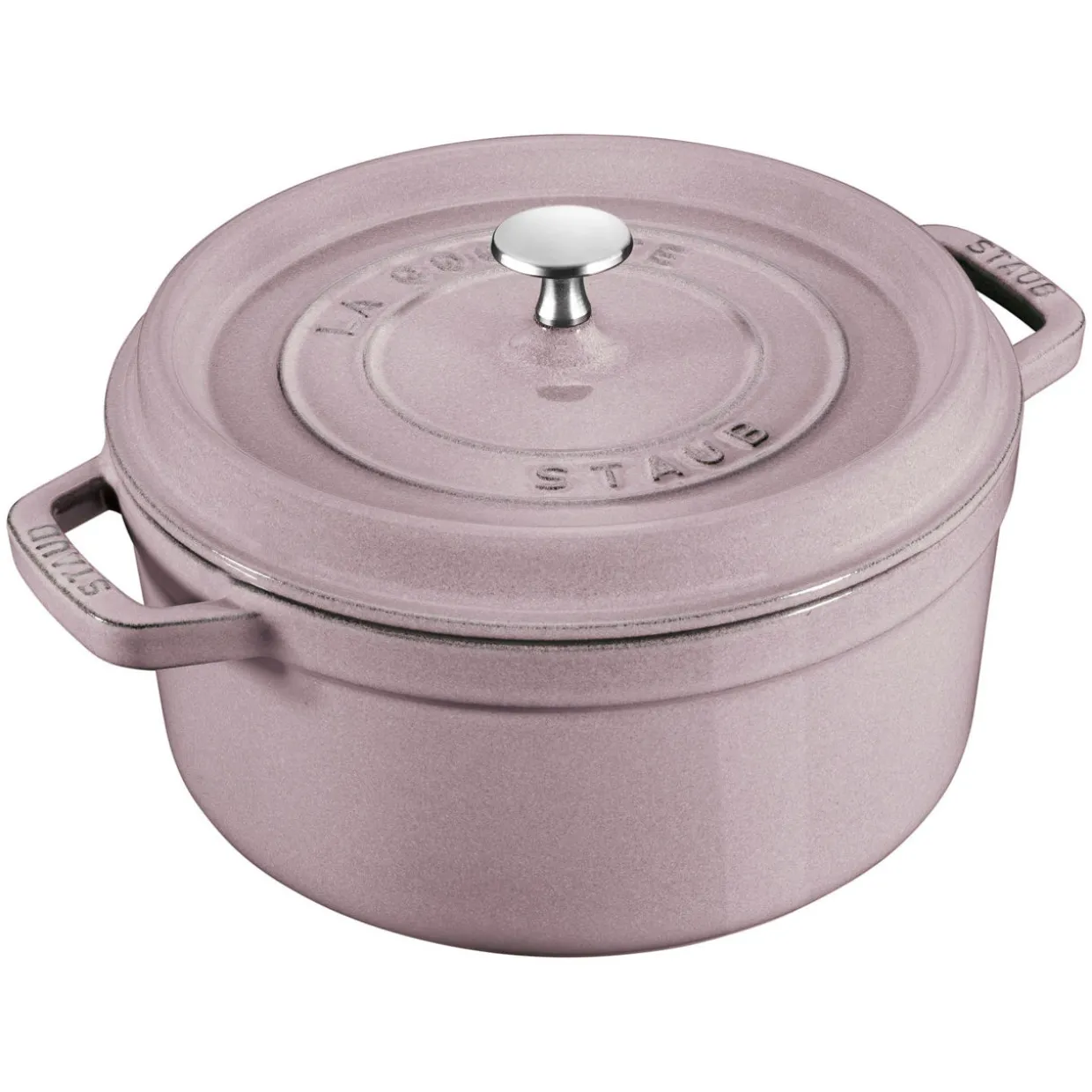 La Cocotte Round Cherry Blossom Cast Iron Dish 24cm