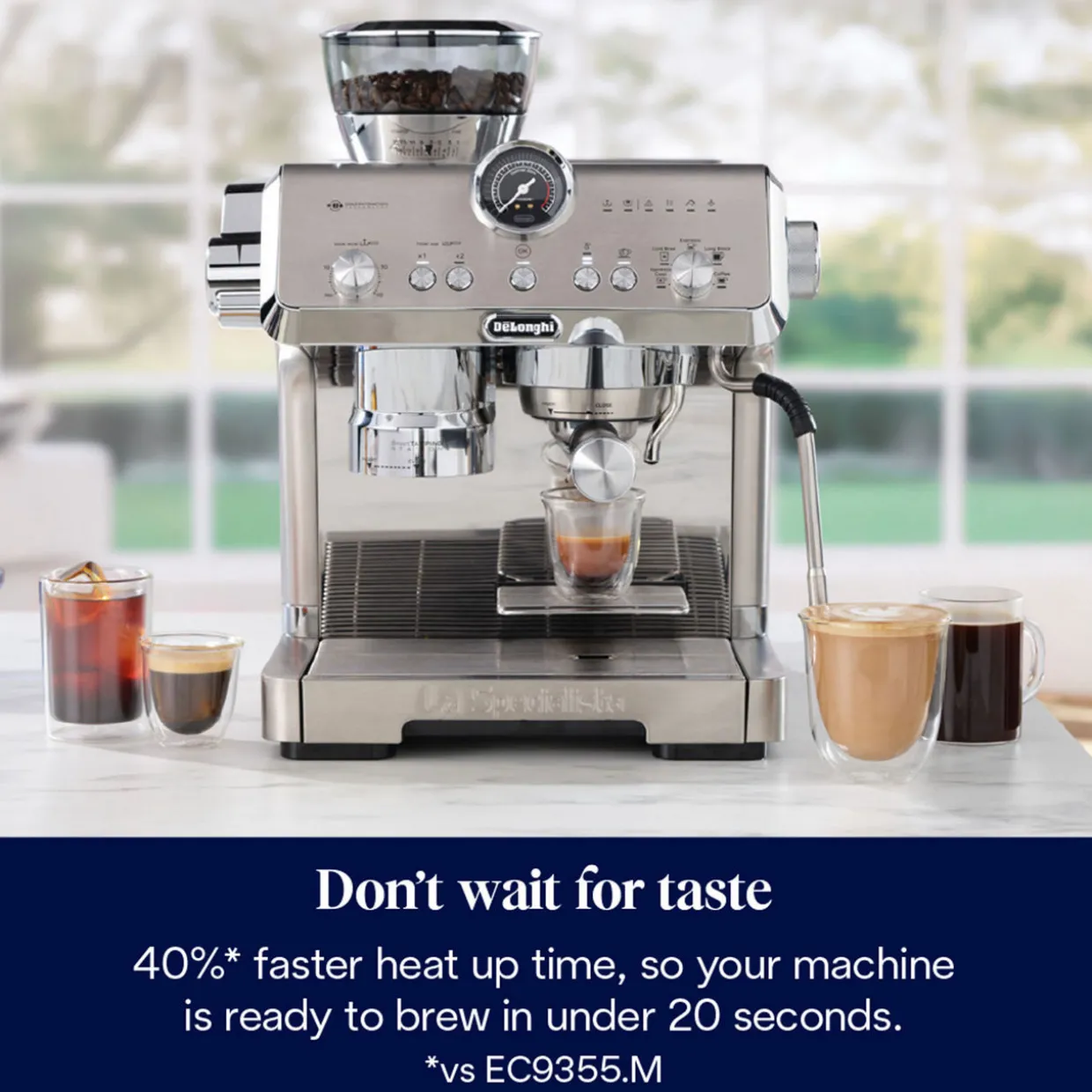 La Specialista Opera Bean to cup Coffee Machine with HomeCafe Kit Stainless Steel