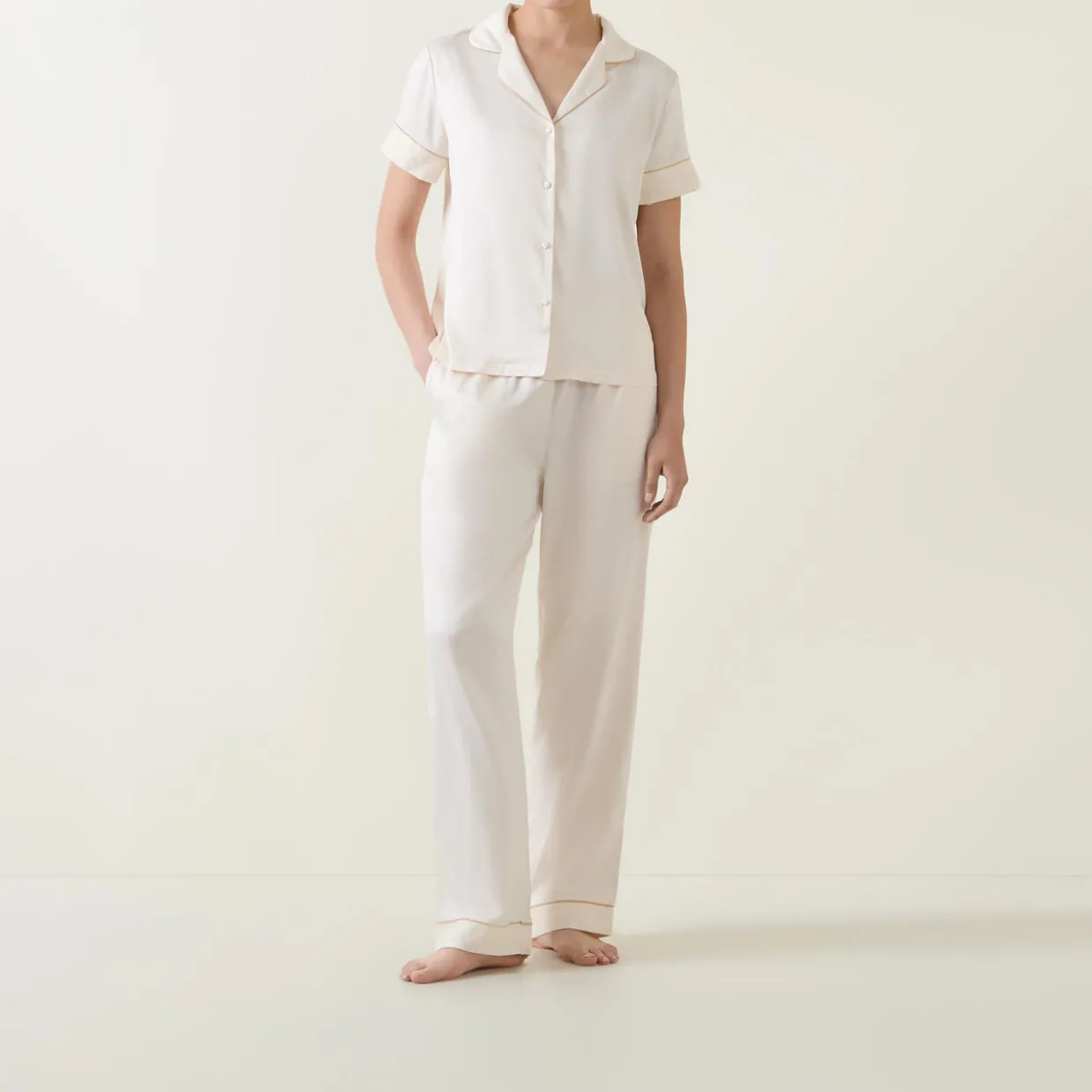 Lace Trim Pyjama Set
