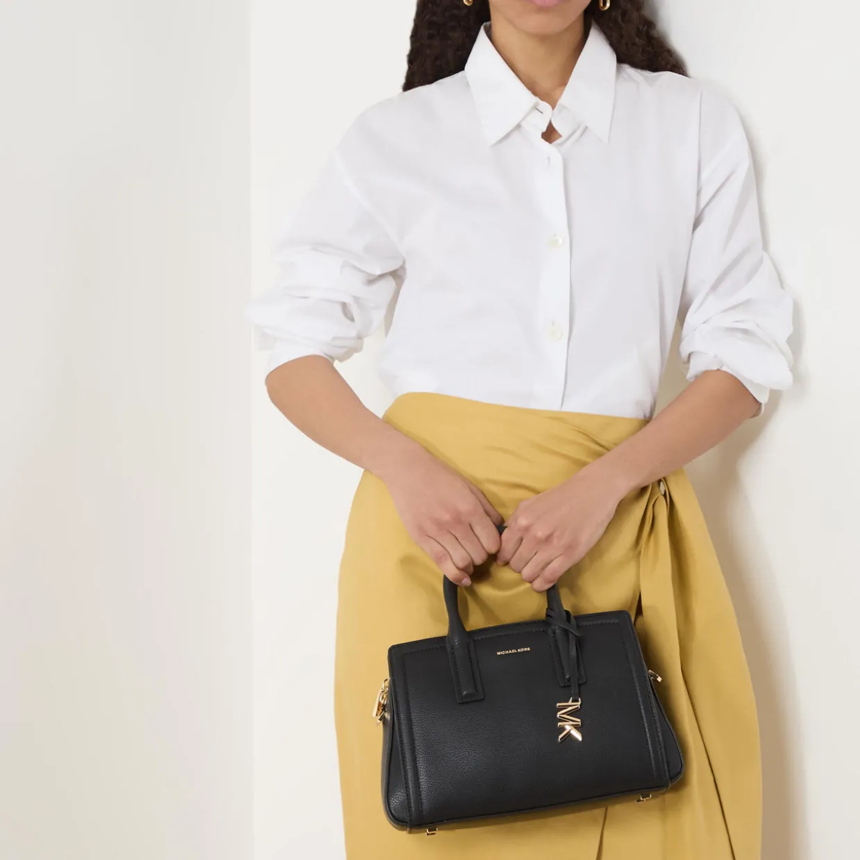 Laila Leather Satchel Bag