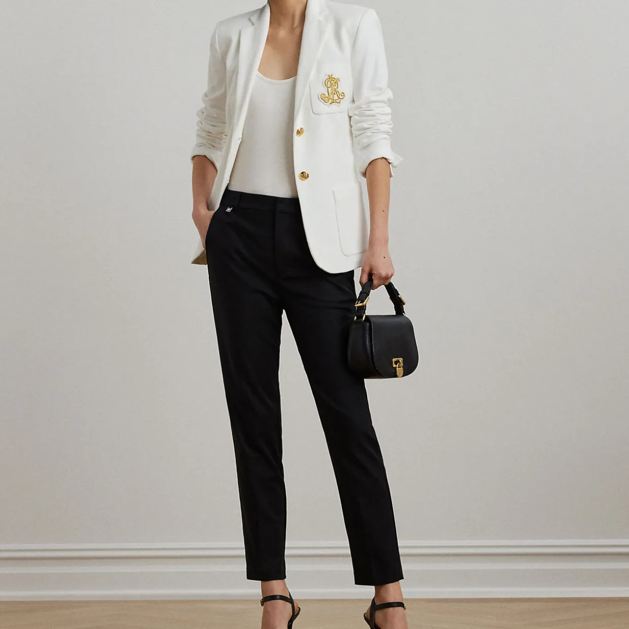 Lakythia Stretch Straight Leg Trousers