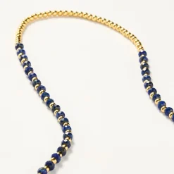 Lapis Lazuli Ibiza Beaded Necklace