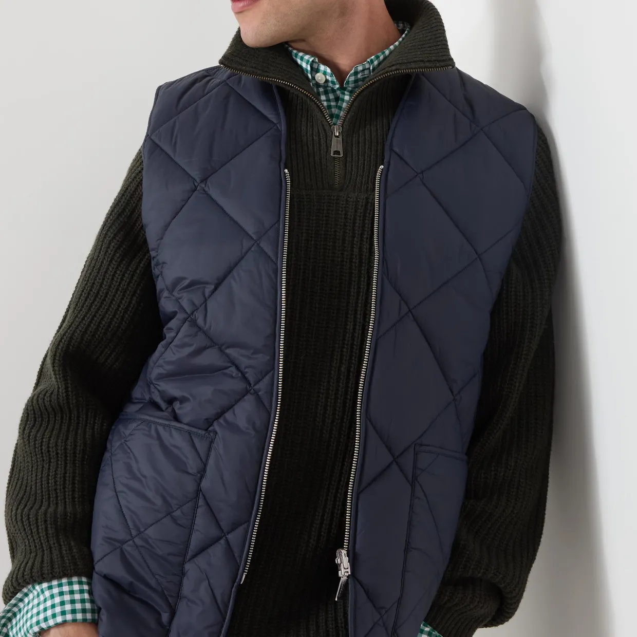 Large Box Quilted Gilet