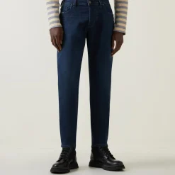 Larkee-Beex Mid-Rise Tapered Jeans