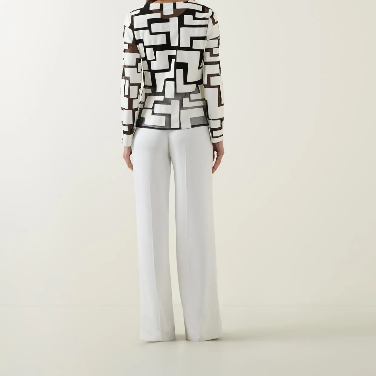 Laser-Cut Leatherette Jacket