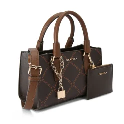 Latte East-West Tote Bag