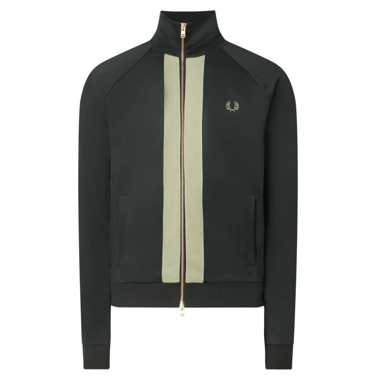 Laurel Wreath Logo Chenille Tape Zip Sweatshirt