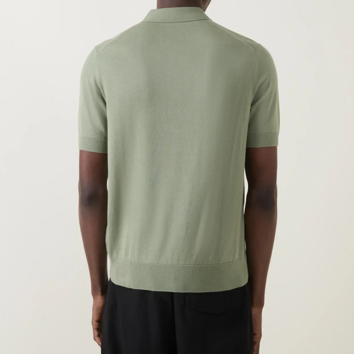 Laurel Wreath Logo Knitted Polo Shirt