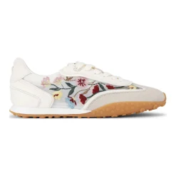 Lavender Embroidered Trainers
