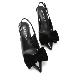 Lavish Bow Slingback Pumps