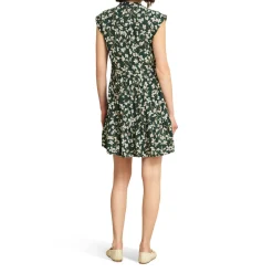 Layla Floral Flared Mini Shirt Dress