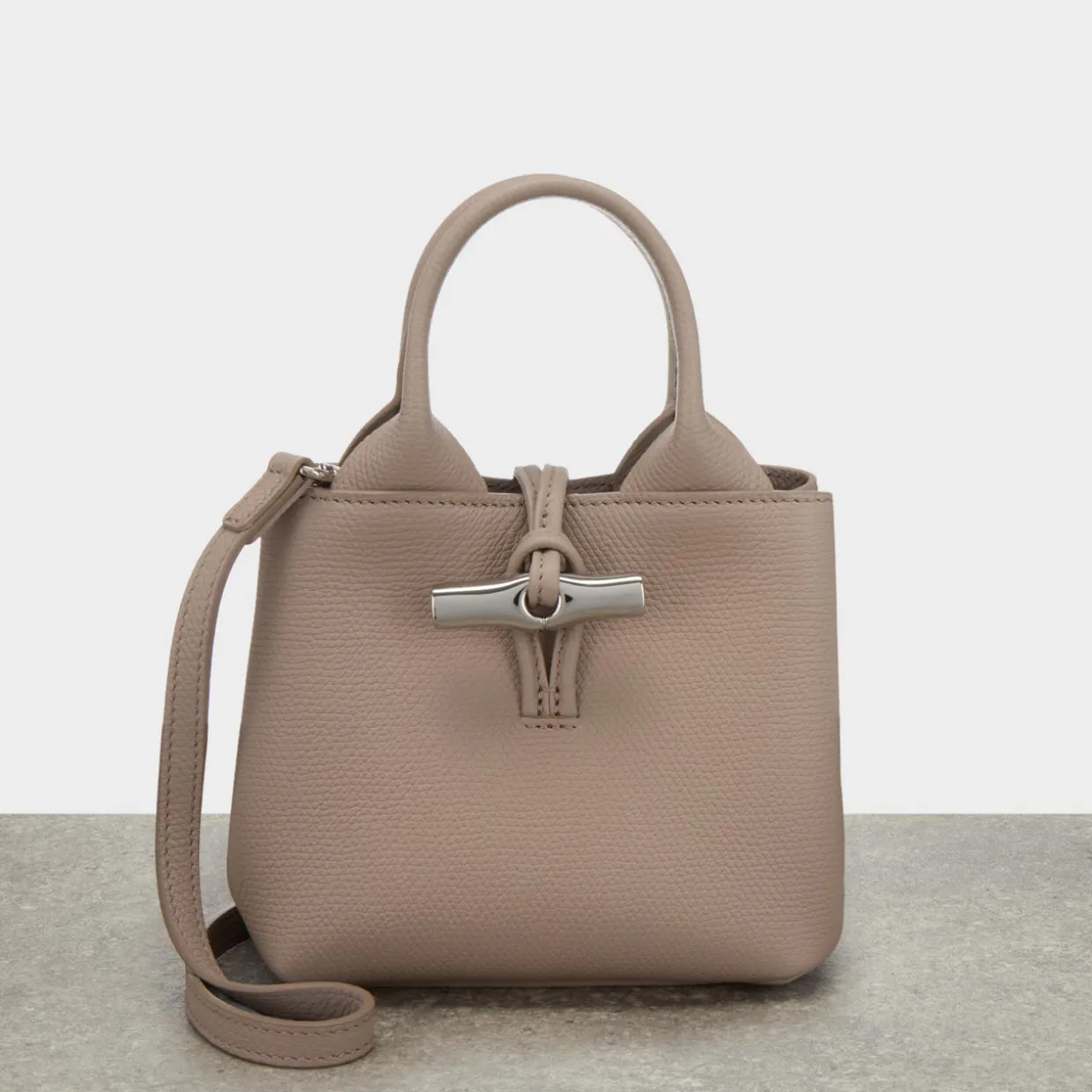 Le Roseau Small Leather Crossbody Bag