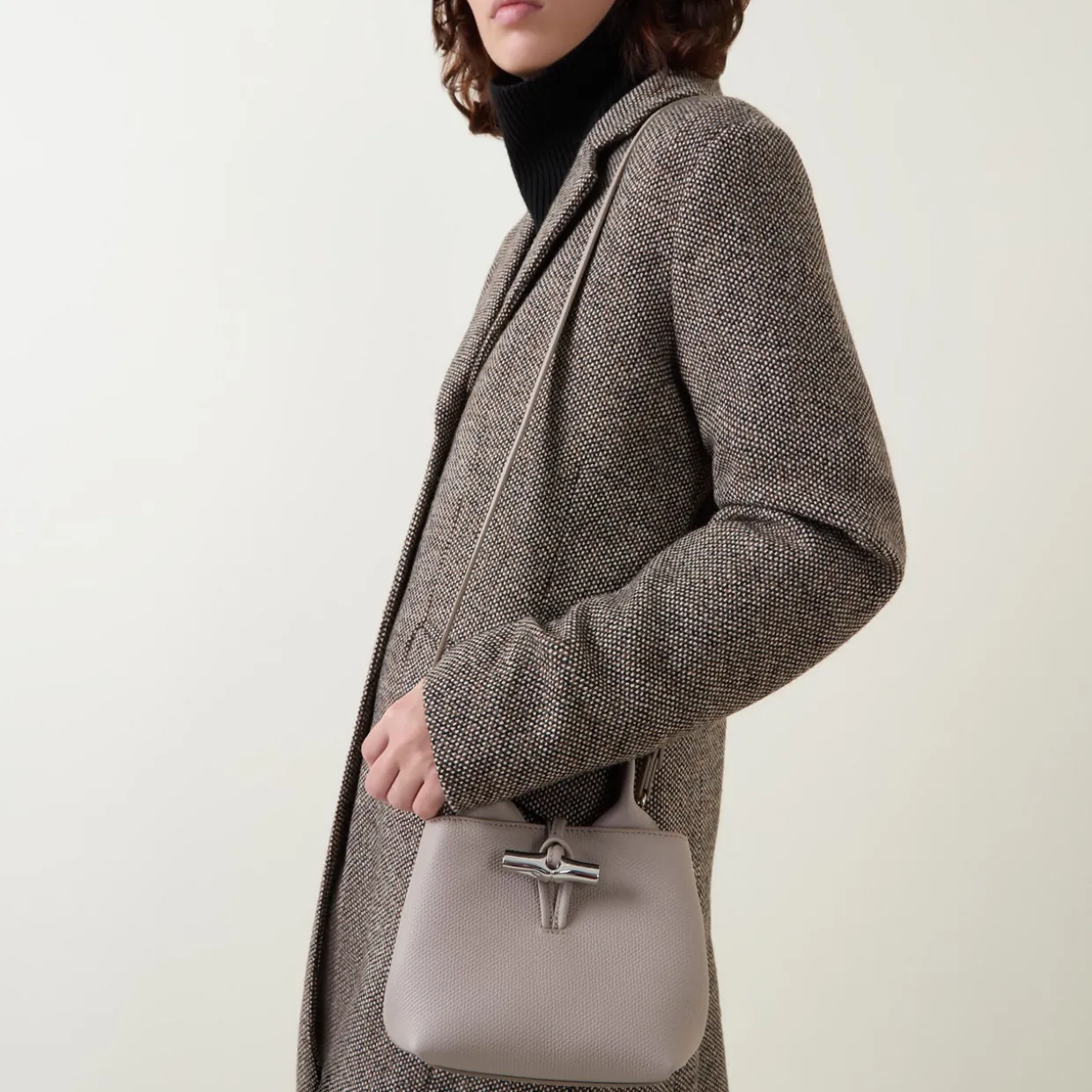 Le Roseau Small Leather Crossbody Bag