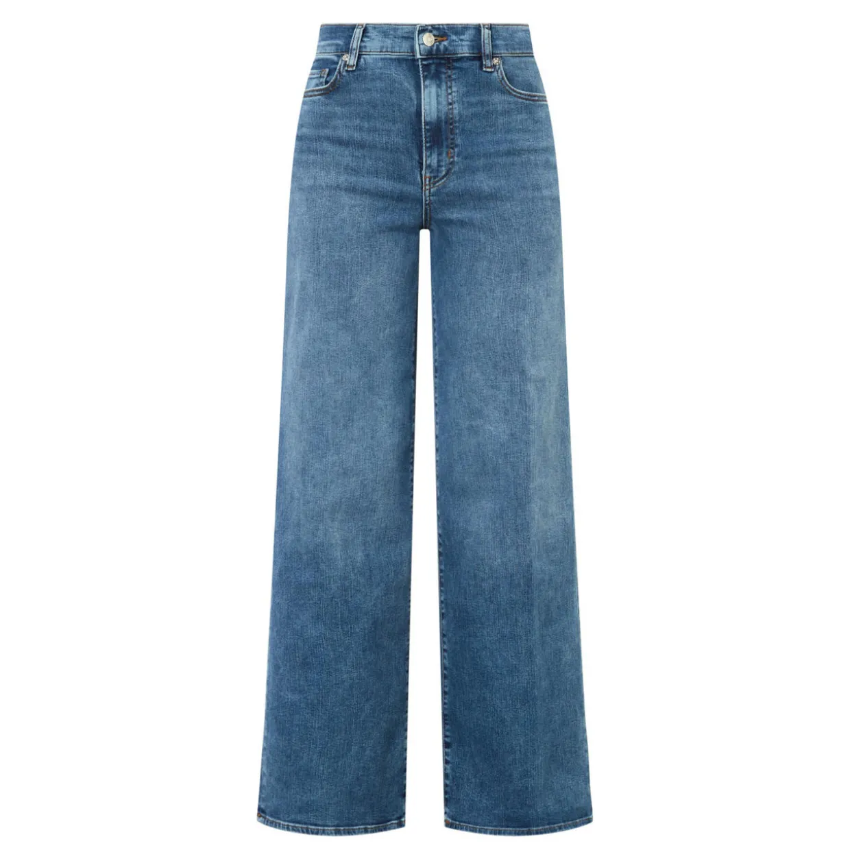 Le Slim Palazzo Wide-Leg Jeans