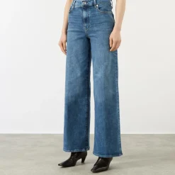 Le Slim Palazzo Wide-Leg Jeans