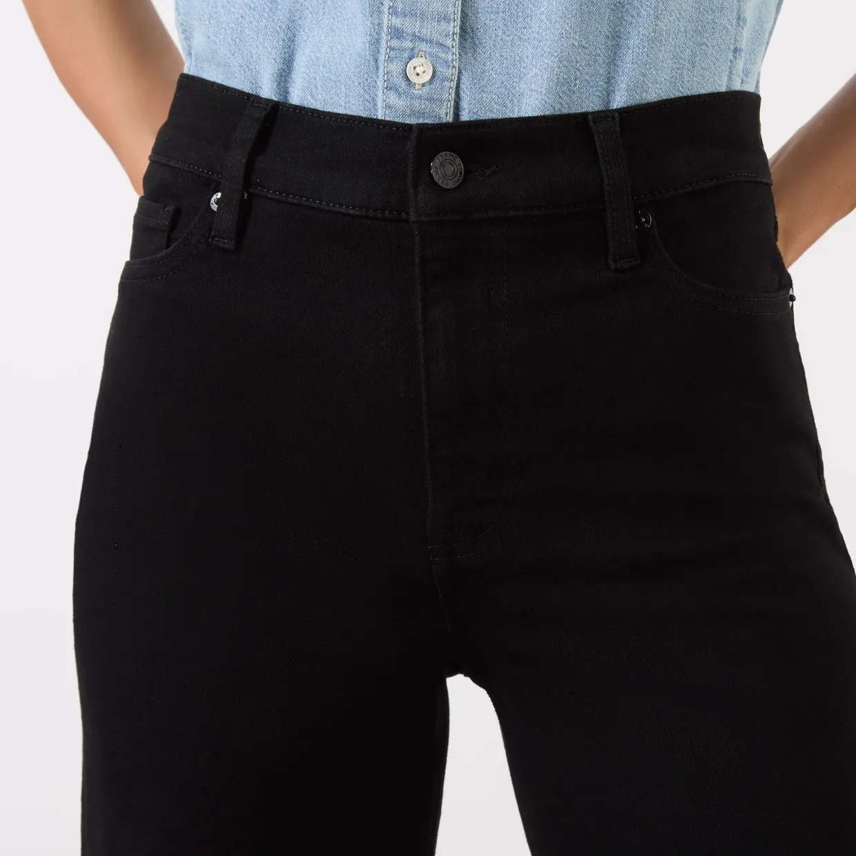 Le Slim Palazzo Wide-Leg Jeans