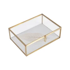 Leaf Glass Small Box