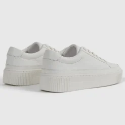 Leanne Leather Platform Trainers