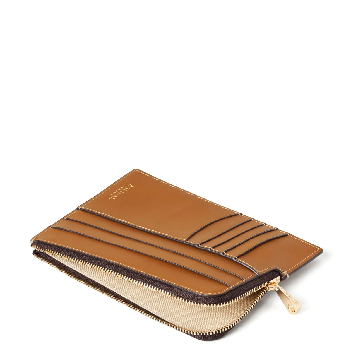 Leather Zipped Travel Wallet