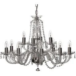 Leenane 12 Arm Chandelier Ire-UK Fitting