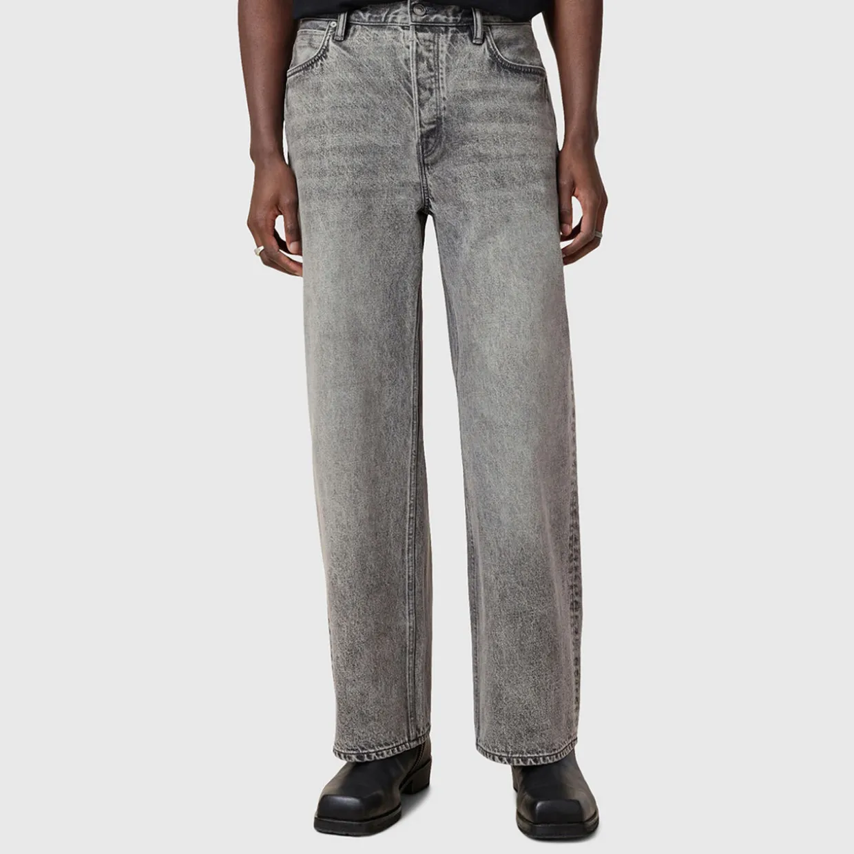 Lenny Loose Fit Wide Leg Denim Jeans