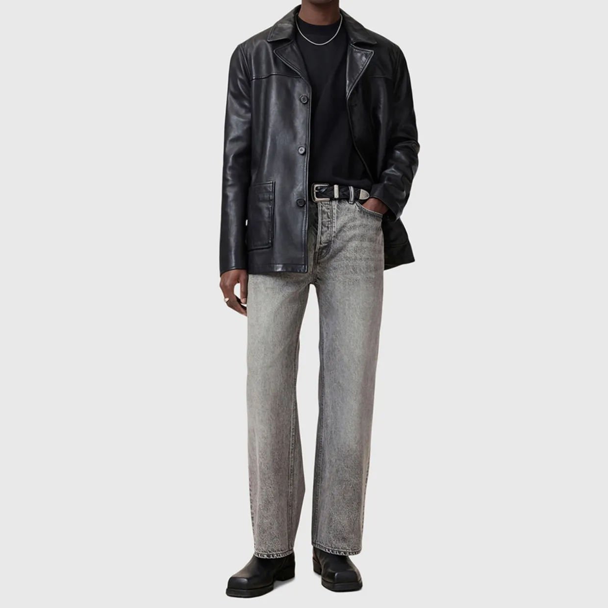 Lenny Loose Fit Wide Leg Denim Jeans