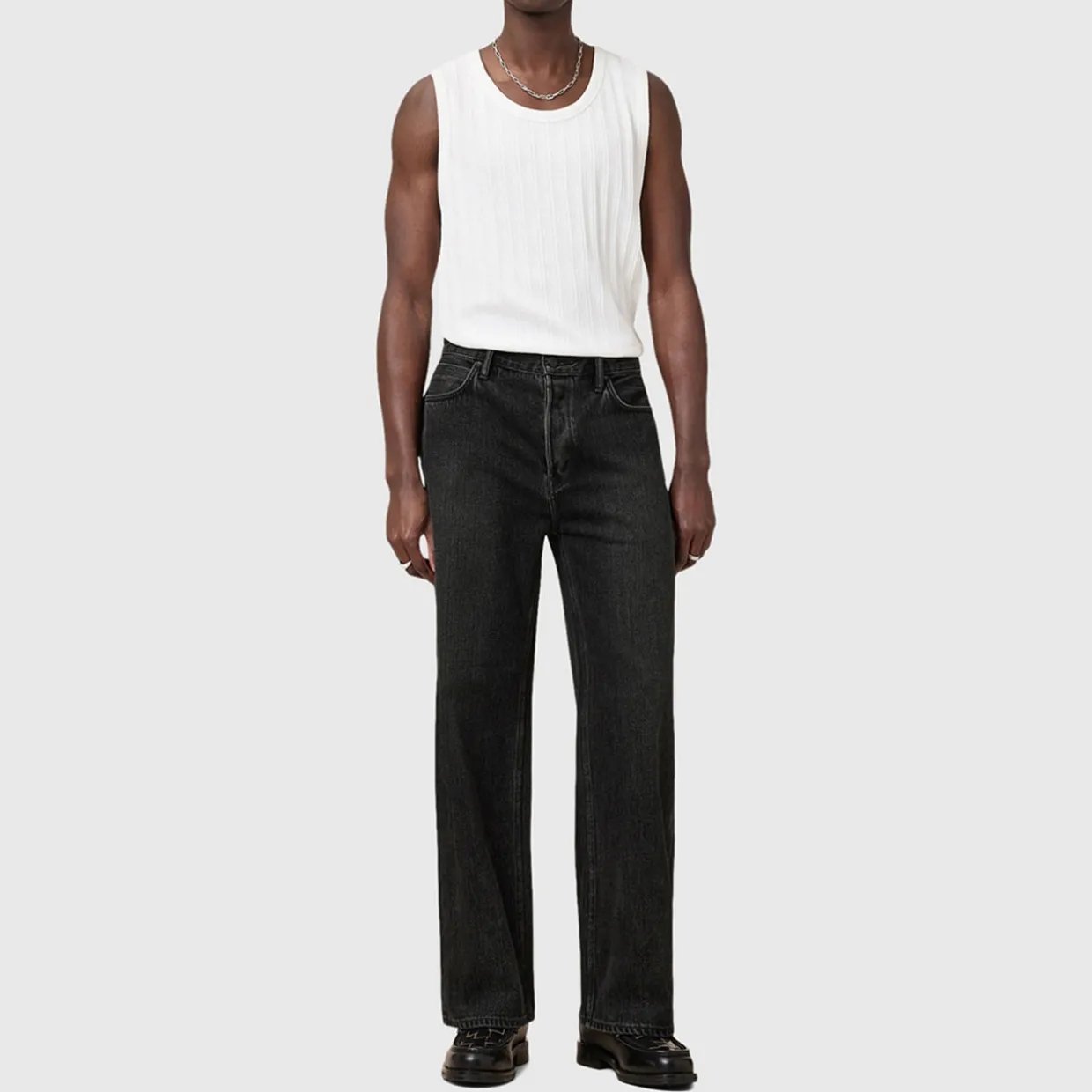 Lenny Washed Straight Leg Jeans