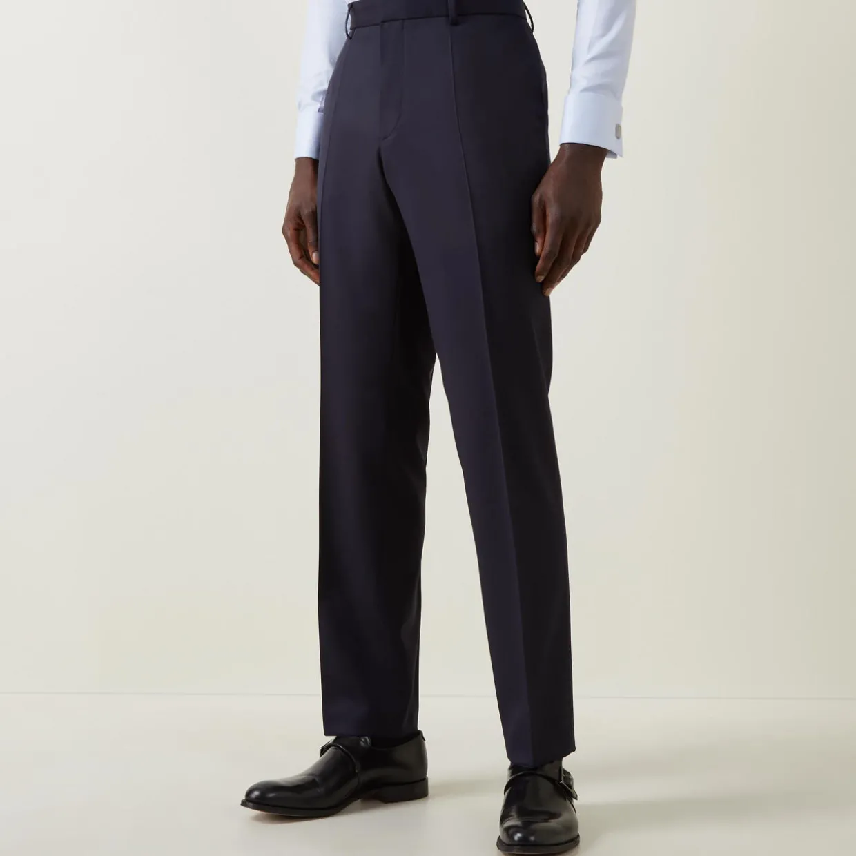 Lenon Solid Suit Trousers