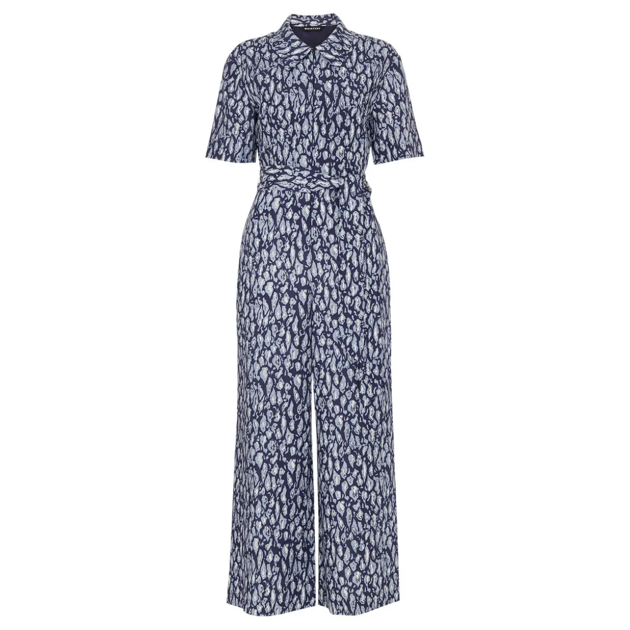 Leopard Belted Jumpsuit