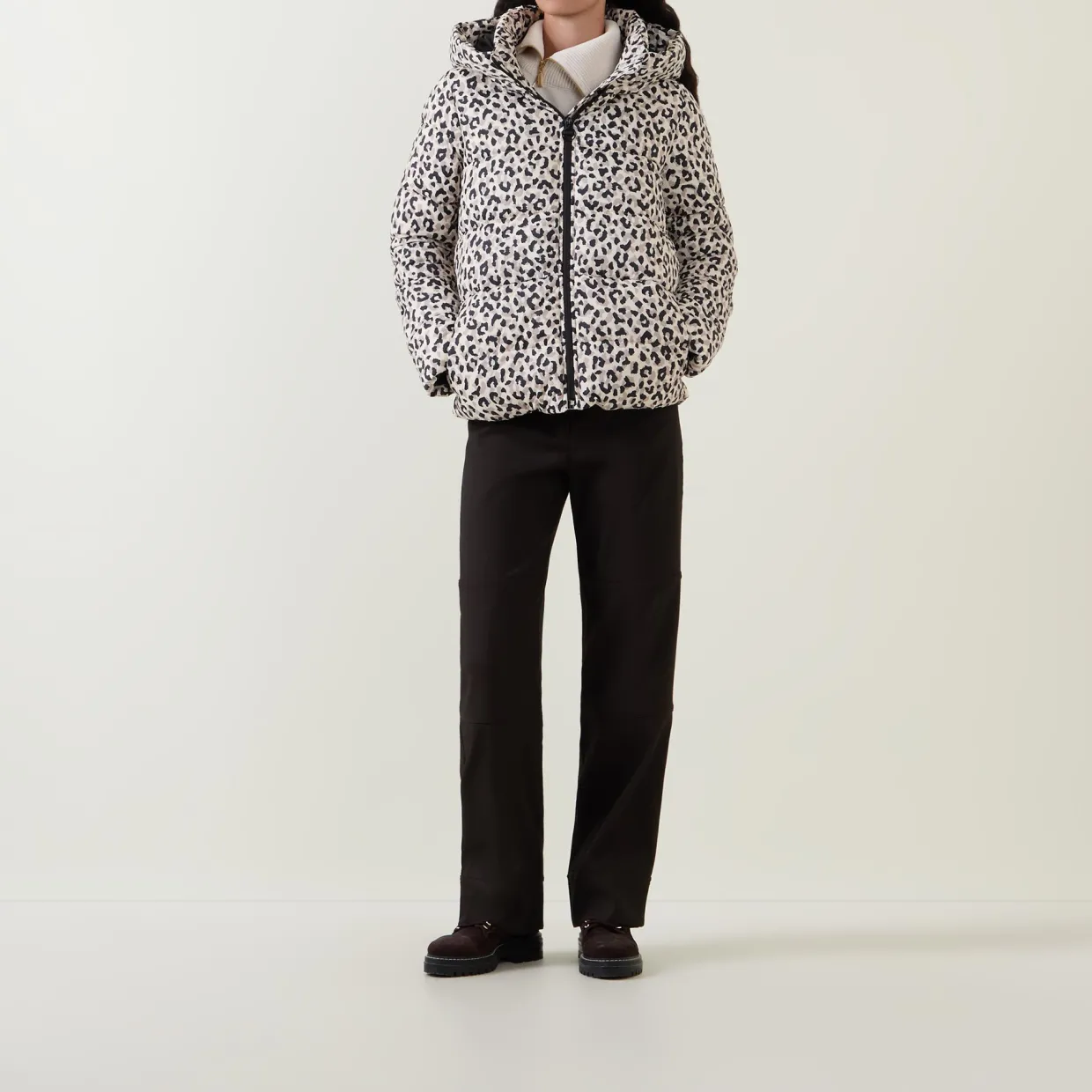 Leopard Puffer Jacket