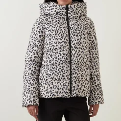 Leopard Puffer Jacket