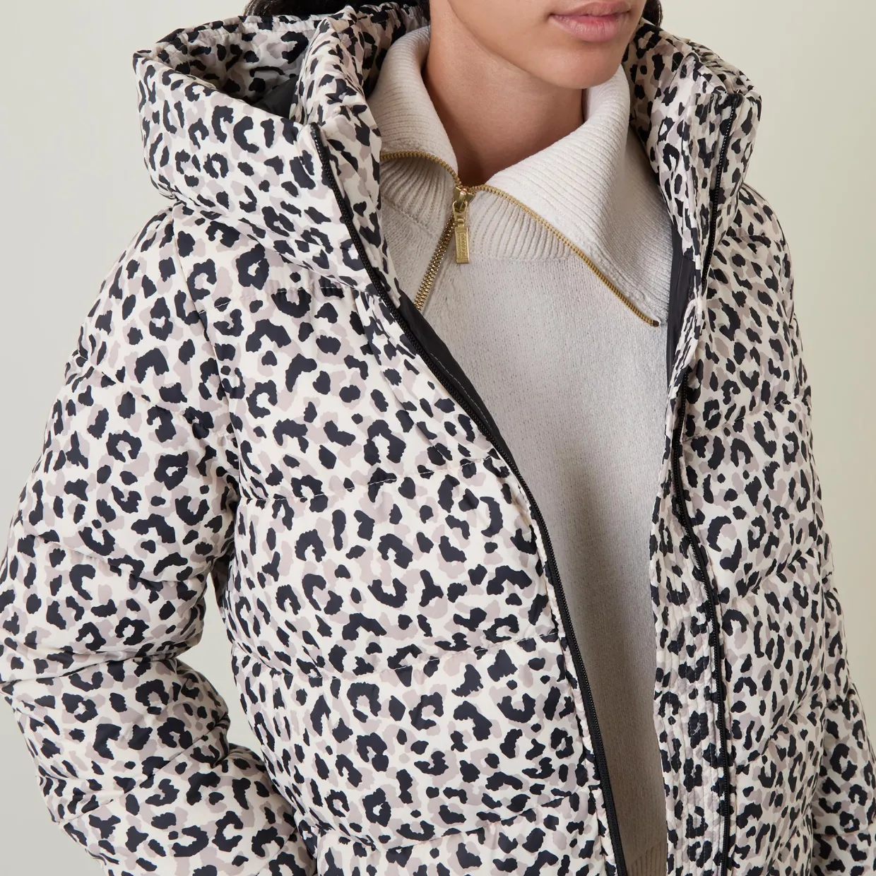 Leopard Puffer Jacket