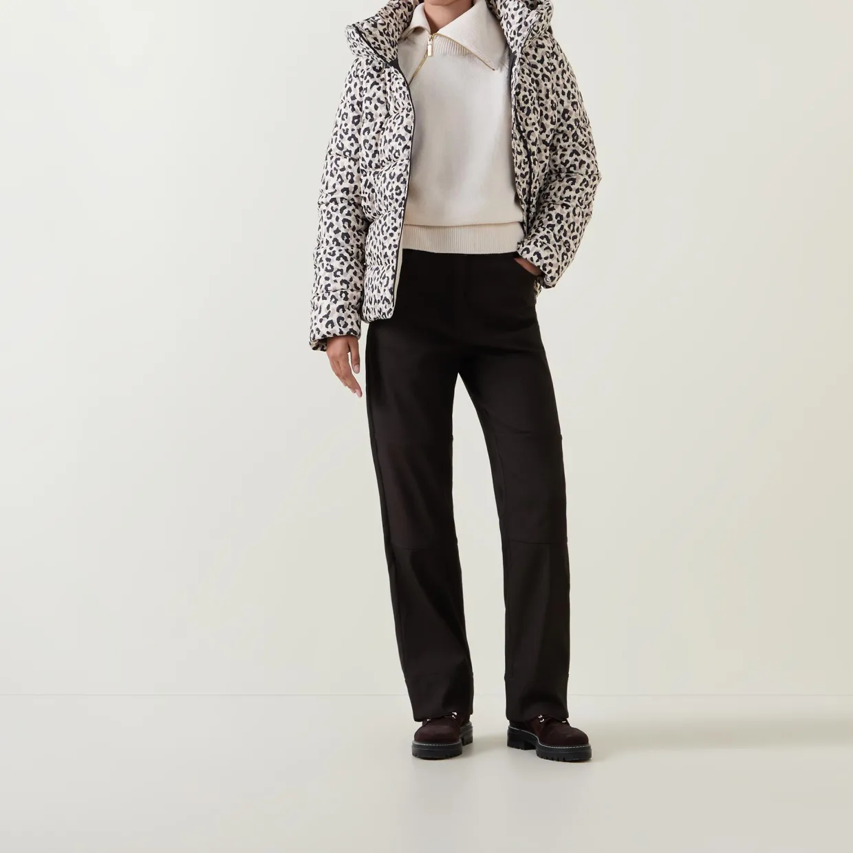Leopard Puffer Jacket