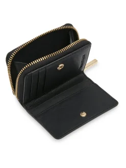Leopard Zip-Around Compact Purse