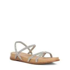 Levia Diamanté Crossover Sandals