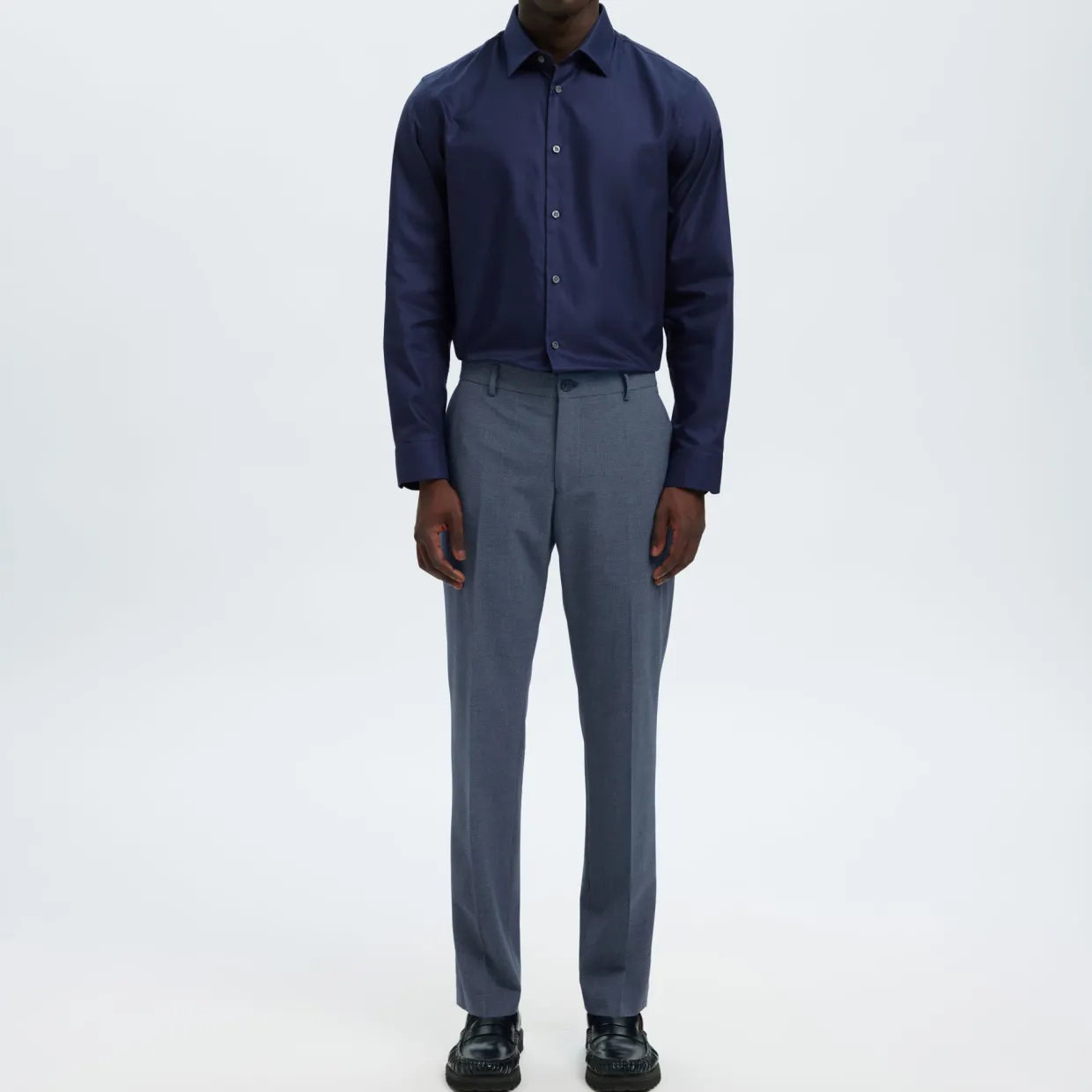 Liam Checked Tailored Suit Trousers