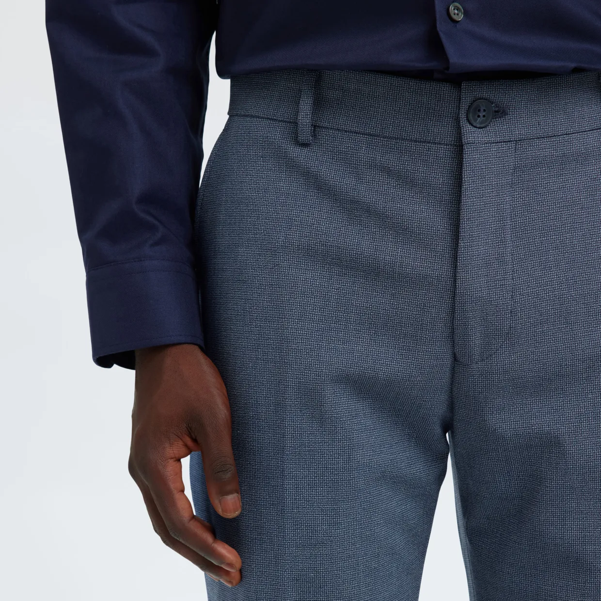 Liam Checked Tailored Suit Trousers