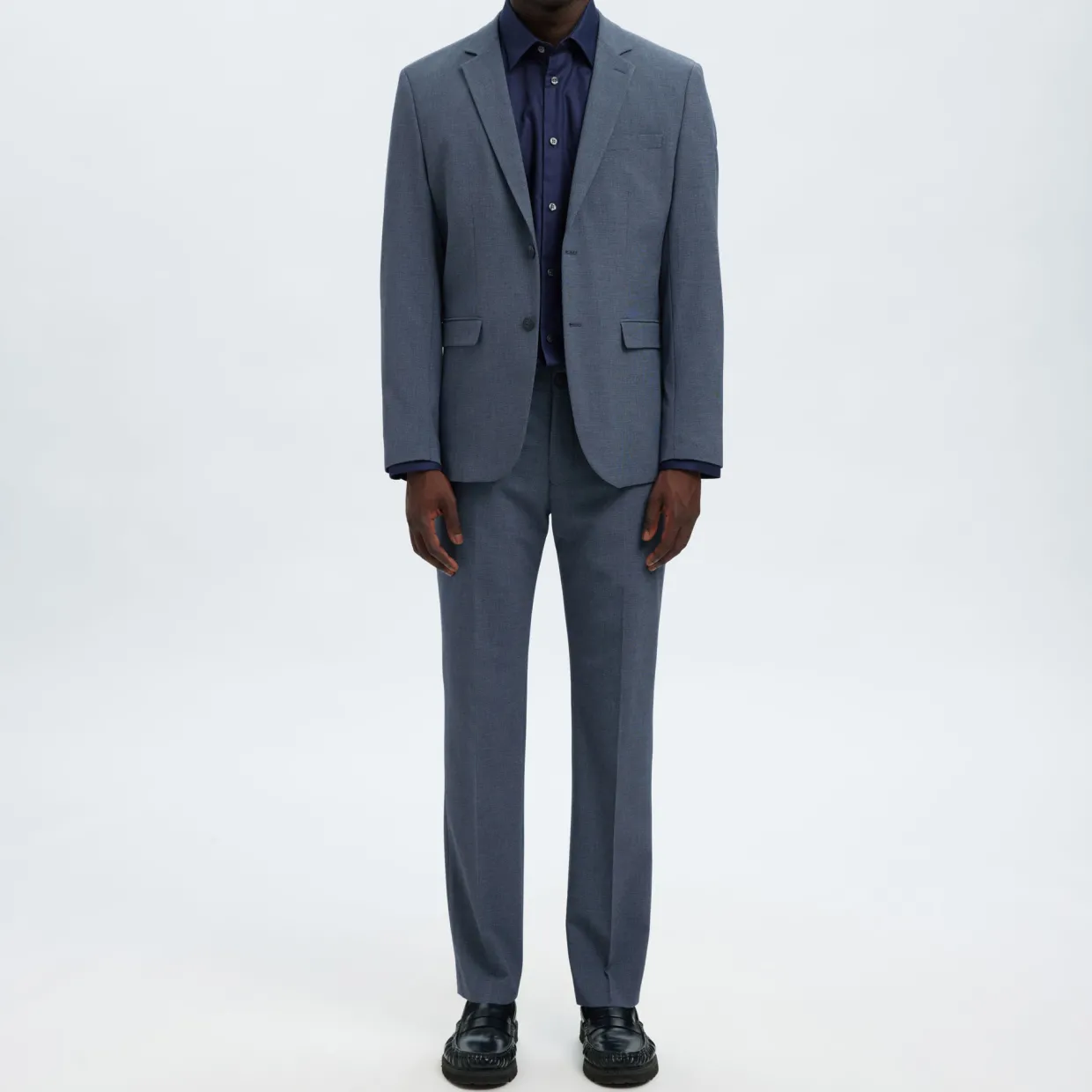 Liam Checked Tailored Suit Trousers