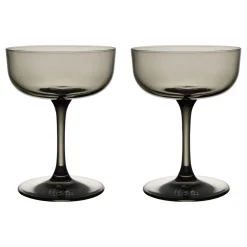 Like Smoke Champagne Coupe, Set of Two